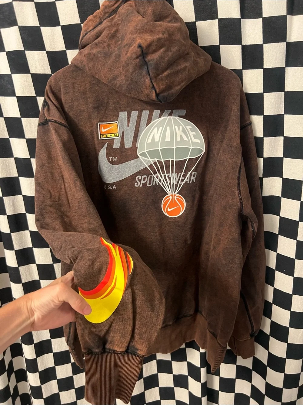Nike Sportswear Pullover Hoodie Game Brown Have A NikeDay